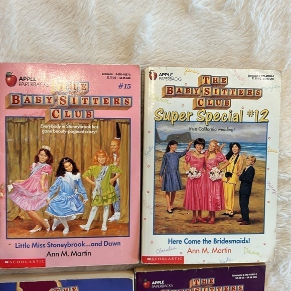 Babysitters Club and Mystery Vintage Lot 8 Books Ann M. Martin Paperback - Picture 5 of 9